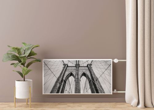 MASKOWNICA Magnetyczna Na Grzejnik Most Brookliński Architektura 80cm x 60cm na Arena.pl