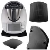 Podstawka Deska Pod Thermomix Termomiks Tm6 Tm5 Czarna Drewniana 34x28 cm