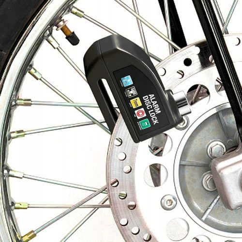 ALARM ZAPIĘCIE NA TARCZĘ HAMULCOWĄ ROWER MOTOR BLOKADA ROWEROWA 110d ABS na Arena.pl