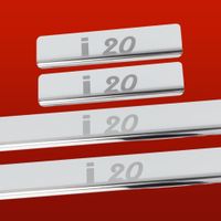 Listwa progowa HYUNDAI I20 MK1 Stal nierdzewna 304 połysk 4szt