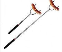 Kijek teleskopowy składany do pieczenia kiełbaski na ognisku