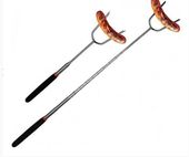 Kijek teleskopowy składany do pieczenia kiełbaski na ognisku