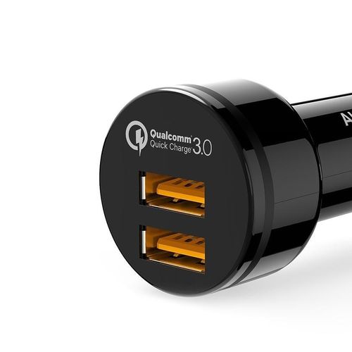 CC-T8 ultraszybka ładowarka samochodowa 2xUSB Quick Charge 3.0 6A 36W na Arena.pl