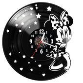 Zegar ścienny z płyty winylowej Myszka Mini 576.14