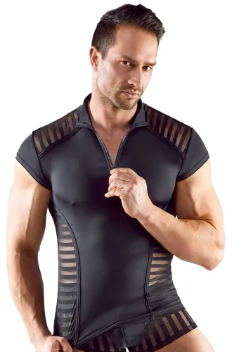 svenjoyment koszulka męska czarna xl z kołnierzykiem i zamkiem na Arena.pl