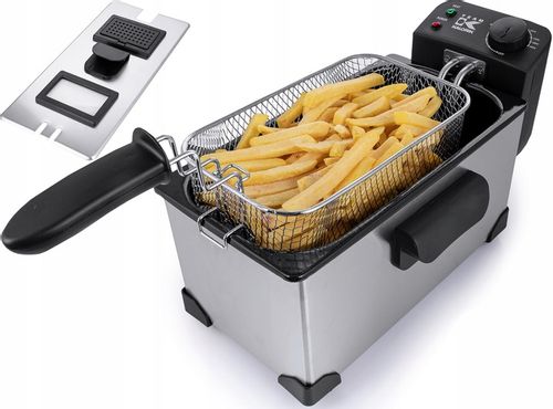 FRYTKOWNICA FRYTOWNICA POJEMNA 3,0L MOC 2200 INOX na Arena.pl