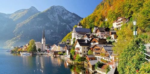 Puzzle 4000-elementów Hallstatt, Austria na Arena.pl