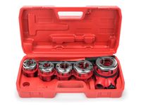 GWINTOWNICA 5 ELEMENTOWA NARZYNKI 3/8"-1,1/4" WALIZKA M55810
