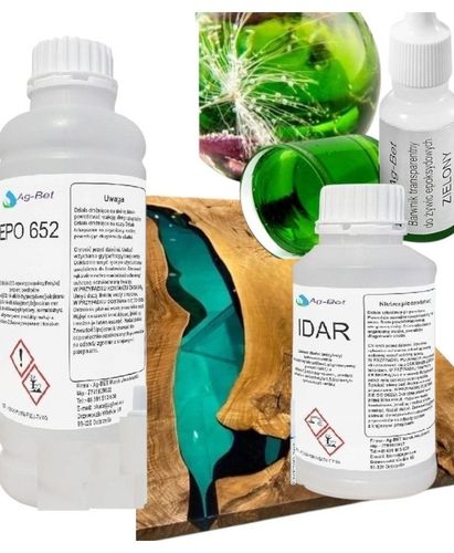 żywica epoksydowa Epo 652 Krystaliczna 1,5 kg +barwnik do drewna odlewnicza na Arena.pl