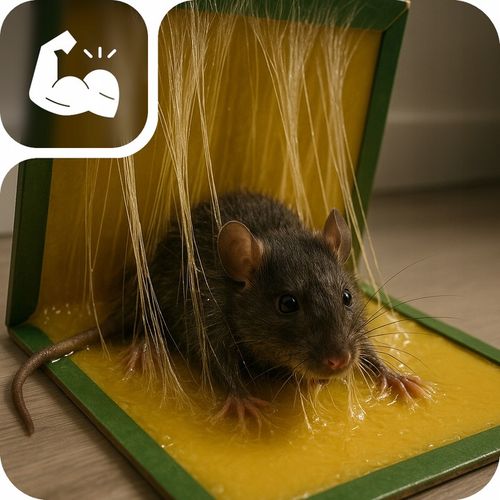 60x PUŁAPKA NA MYSZY SZCZURY MYSZOŁAPKA SILNY KLEJ MOCNA ŁAPKA LEP na Arena.pl