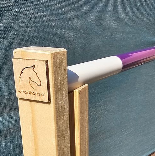 Przeszkoda Hobby Horse 140 cm z poprzeczką 120 cm Prezent Urodziny/ 10 lat na Arena.pl