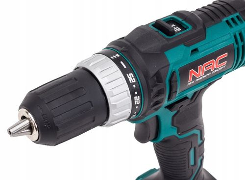 WIERTARKO WKRĘTARKA Akumulatorowa NAC 20V 2biegi +2x Bateria 2Ah +Ładowarka na Arena.pl