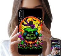 ETUI DO HUAWEI Y7 2019 - WIEDŹMA KOCIOŁEK RÓŻDŻKA HALLOWEEN SZKŁO