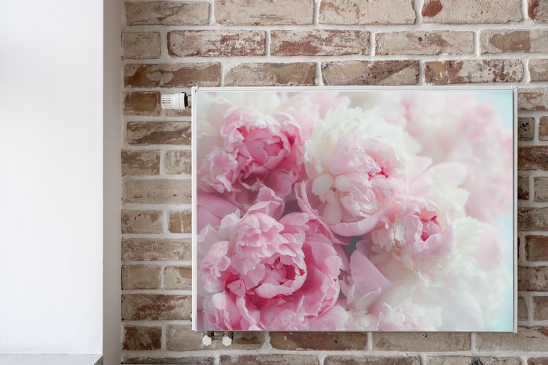 MASKOWNICA Magnetyczna Na Kaloryfer Kwiaty Peonie Natura 100cm x 60cm zdjęcie 6