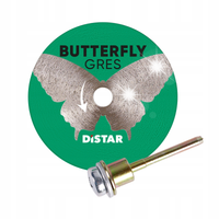 Distar tarcza diamentowa do gresu BUTTERFLY 45 mm ceramika płytki Proxxon