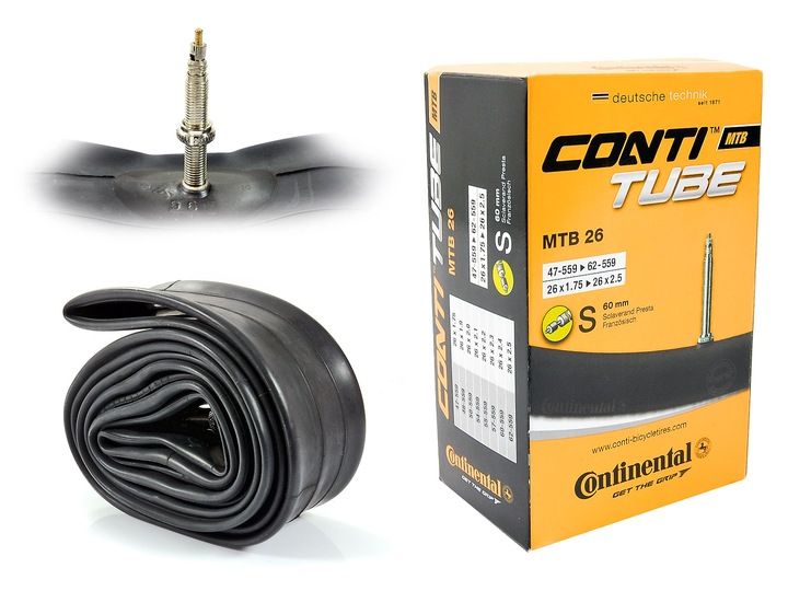 Dętka MTB Continental 26''x1,75''-2,5'' presta 60 zdjęcie 1