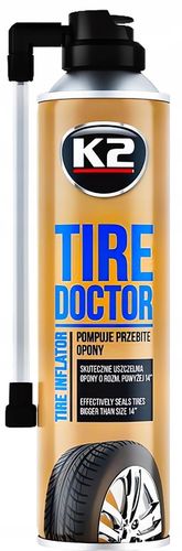 K2 TIRE DOCTOR 500ML W SPRAYU USZCZELNIACZ + ZESTAW NAPRAWCZY DO OPON KOŁA na Arena.pl