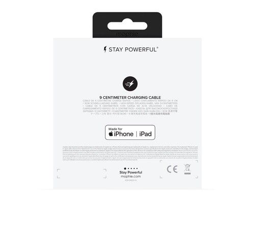 Kabel Mophie Lightning - USB-A 9cm (biały) na Arena.pl