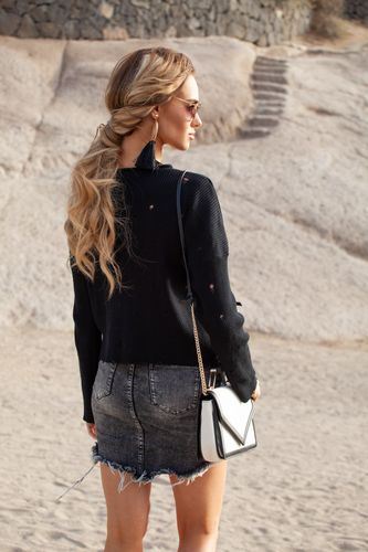 Sweter I293 czarny UNI na Arena.pl