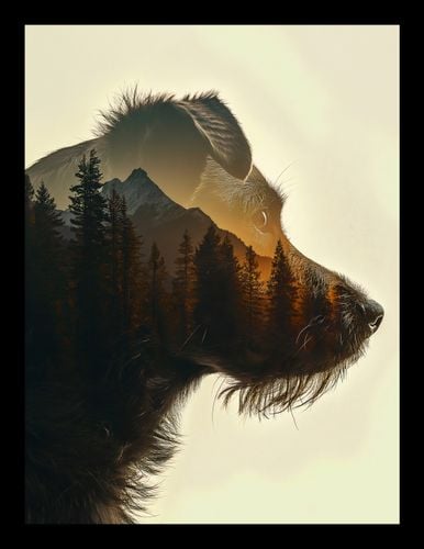 Plakat 15x20cm Psi Duch Lasu na Arena.pl