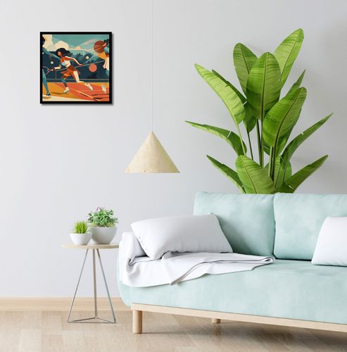 Plakat 40x40cm Mistrzynie Kortu na Arena.pl