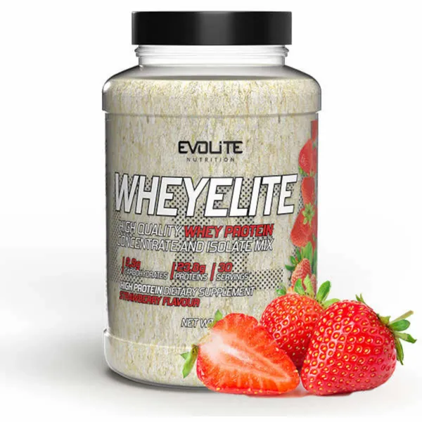 Evolite WheyElite 900g Strawberry zdjęcie 1