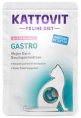 Lekkostrawna karma dla kota z chorą trzustką - Kattovit ŁOSOŚ i RYŻ 85g