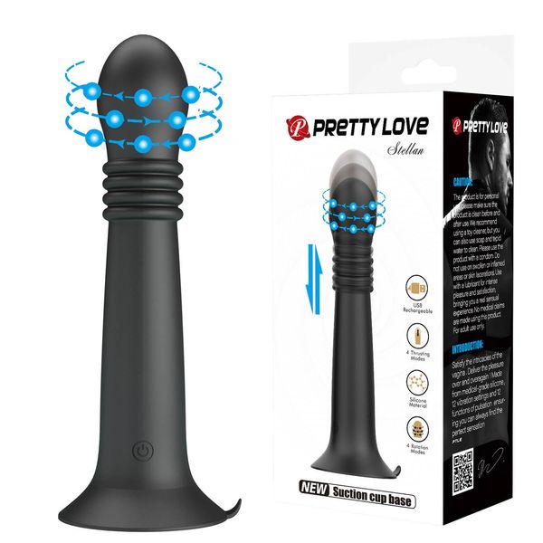 Pretty Love Stellan Thrusting & Rotating Wand Massager – 23 Cm zdjęcie 1