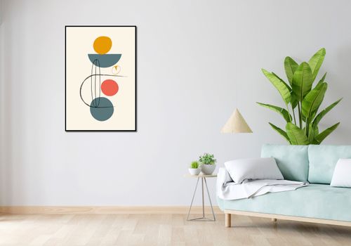Plakat 67,5x100cm Równe Kompozycje na Arena.pl