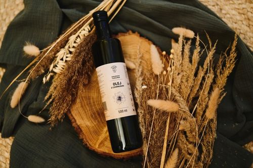 OLEJ Z CZARNUSZKI 500ml 10,62! mg/g TYMOCHINONU zimnotłoczony NIERAFINOWANY na Arena.pl