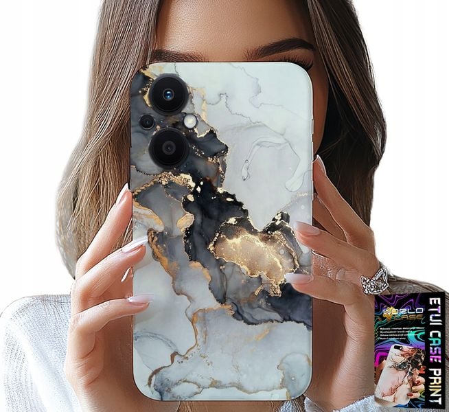 ETUI DO OPPO RENO7 LITE 5G - ELEGANCKI MARMUREK MODNE KOBIECE WZORY zdjęcie 1
