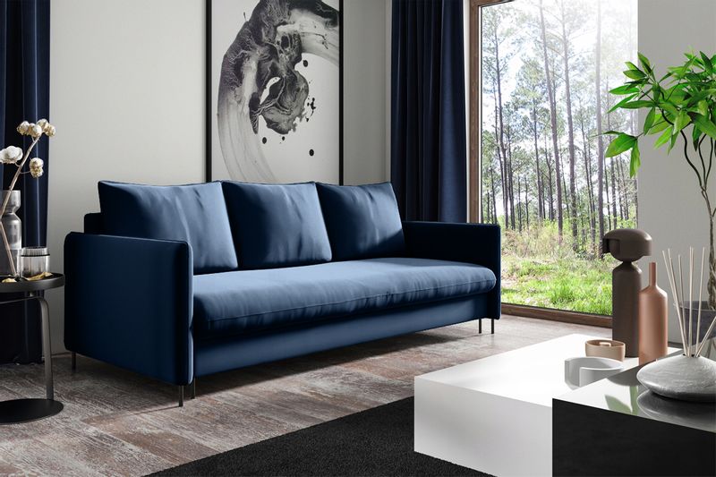 Sofa BELIS - granatowy / R81 bez automatu DL zdjęcie 2