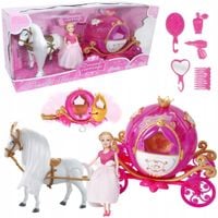 KARETA LALKA CHODZĄCY KOŃ DŹWIĘKI ŚWIATŁA 2206B