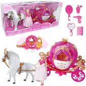 KARETA LALKA CHODZĄCY KOŃ DŹWIĘKI ŚWIATŁA 2206B