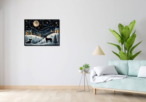 Plakat 80x60cm Nocny Psi Patrol na Arena.pl