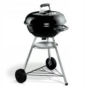 Okrągły GRILL WĘGLOWY z pokrywą ogrodowy grill Weber Compact Kettle 47cm