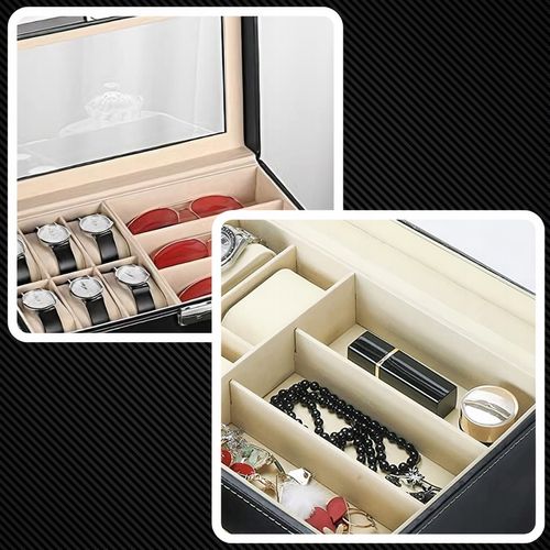 Szkatułka Pudełko Organizer Etui Zegarki i Okulary na Arena.pl