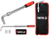 KLUCZ DO KÓŁ YATO ROZSUWANY TELESKOPOWY 385-530mm NASADKI 17x19