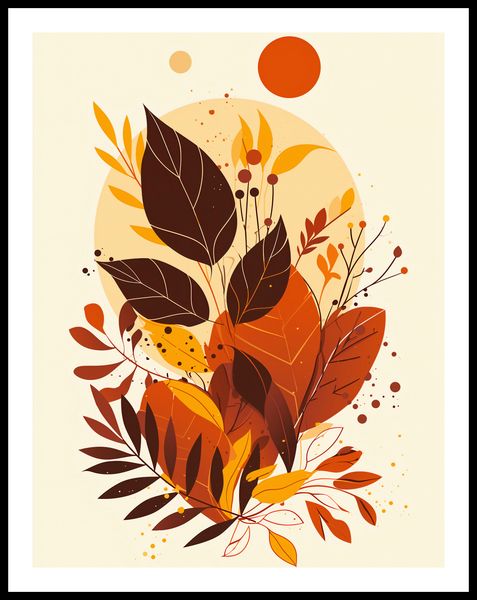 Plakat 50x65cm Barwne Oblicze Jesieni zdjęcie 3