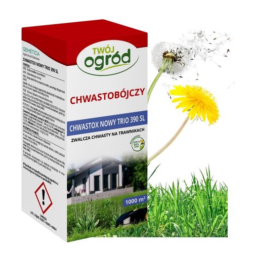CHWASTOX NOWY TRIO 390 SL 200ml ŚRODEK CHWASTOBÓJCZY NA CHWASTY W na Arena.pl