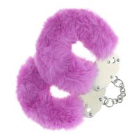 Heavy-Duty Fluffy Handcuffs - Purple
