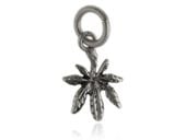 OKSYDOWANY SREBRNY WISIOREK LISTEK MARIHUANA MARY