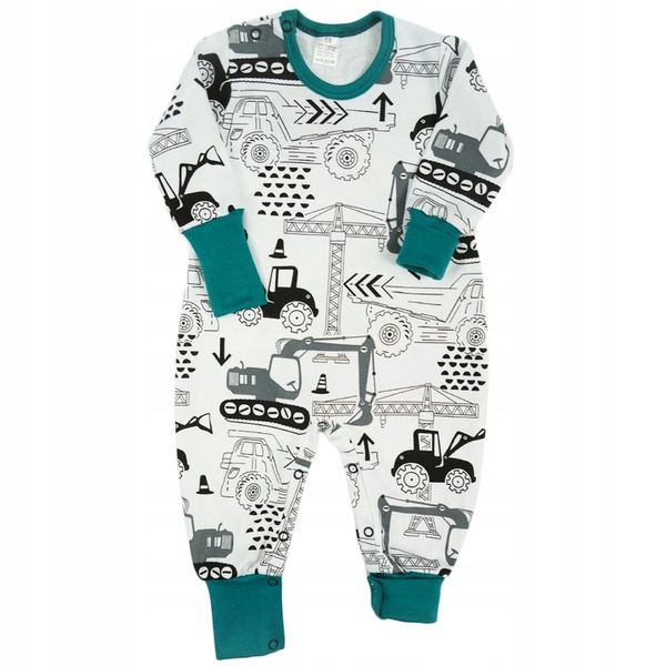 Pajac bez stópek rosnący dł. rękaw r.80/86 386b zdjęcie 1