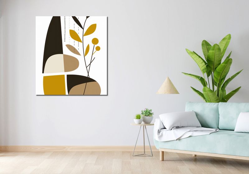 Obraz 90x100cm Geometryczna Naturaleza zdjęcie 2