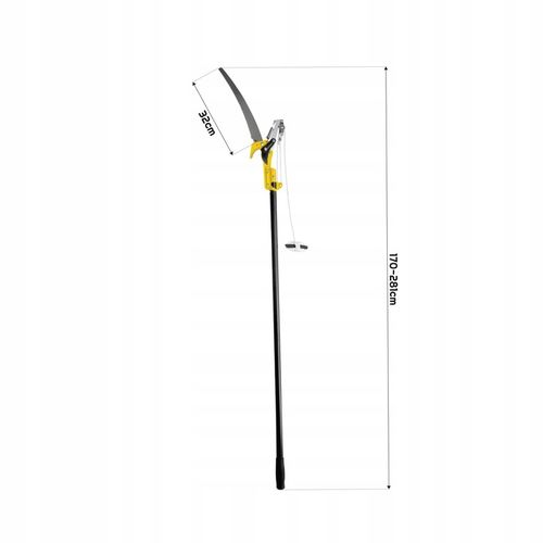 Piła Sekator Teleskopowy Do Przycinania Drzew Wysięgnik 1,2-2,4m Regulowany na Arena.pl