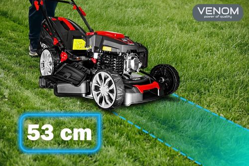 MOCNA KOSIARKA SPALINOWA Z NAPĘDEM 53 CM SILNIK 200CC ODPALANIE NA na Arena.pl