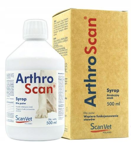 Arthroscan syrop 500 ml na stawy u psów na Arena.pl