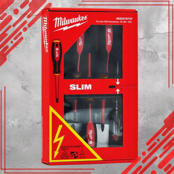 ZESTAW WKRĘTAKÓW DLA ELEKTRYKA MIESZANYCH SL PZ PRÓBNIK NAPIECIA VDE 5 SZTU zdjęcie 11