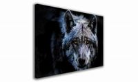 OBRAZ NA PŁÓTNIE PROSTOKĄTNY - Wilk