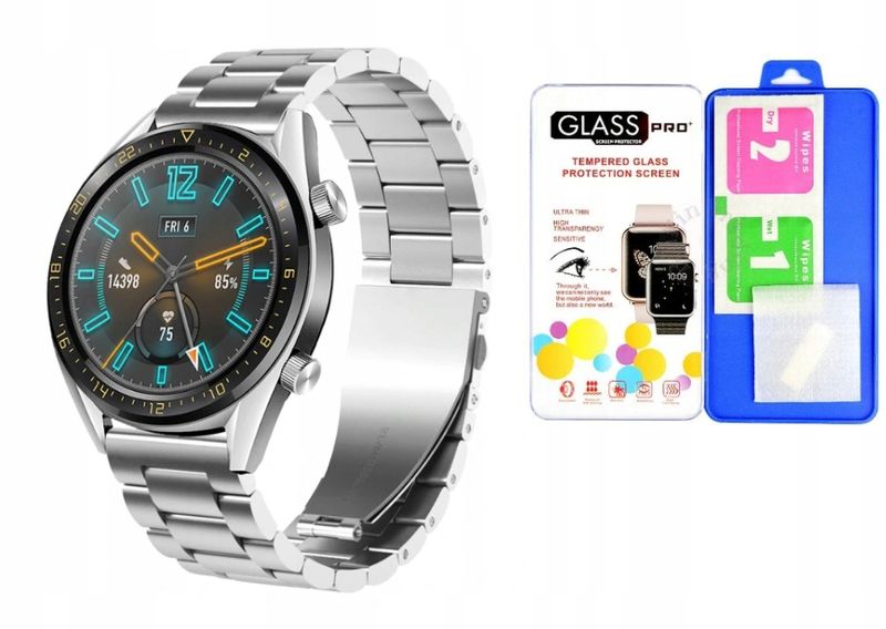 PASEK HUAWEI WATCH 2 PRO GT 2 Classic + SZKŁO zdjęcie 1